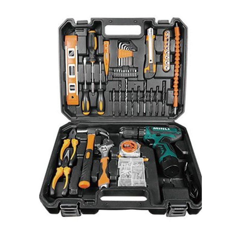 Elecson 102.2+115PCS Cordless Drill with 115-Piece Kit